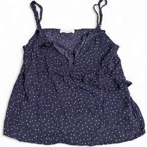 Bella Dahl Navy Camisole with White Dots